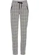 Pantalon taille extensible à carreaux Prince de Galles, bonprix