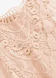 T-shirt à empiècement crochet, bonprix