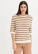 T-shirt en maille, manches coudes, bonprix