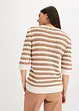 T-shirt en maille, manches coudes, bonprix