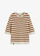 T-shirt en maille, manches coudes, bonprix