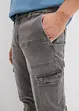 Jean cargo droit extensible, Regular, bonprix