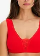 Lot de 2 soutiens-gorge moulés sans armatures en coton, bonprix