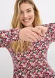 Robe en jersey de coton, longueur midi, bonprix