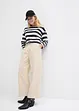 Pantalon raccourci en twill, bonprix