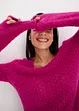 Pull ajouré avec fil peluche, bonprix