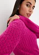 Pull ajouré avec fil peluche, bonprix