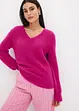 Pull ajouré avec fil peluche, bonprix