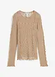 T-shirt en maille texturée, bonprix