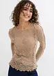 T-shirt en maille texturée, bonprix