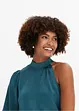 Robe une épaule en satin brillant, bonprix