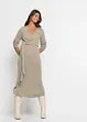 Robe en maille midi, bonprix