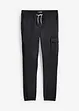 Pantalon droit stretch taille élastiquée et poches cargo, Slim Fit, bonprix
