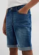 Bermuda en jean extensible, slim, bonprix