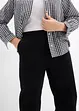 Pantalon à enfiler en coton élastiqué, bonprix