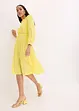 Robe à col Bardot en viscose texturée, bonprix