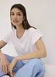 T-shirt à  manches volantées, bonprix