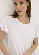 T-shirt à  manches volantées, bonprix