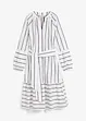 Robe midi rayée, 100% coton, bonprix