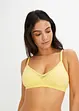 Lot de 2 soutiens-gorge bralette coton rembourrés sans armatures, bonprix