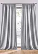 Lot de 2 rideaux en microfibre, bonprix