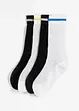 Lot de 4 paires de chaussettes de sport en matière texturée, bonprix