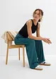 Pantalon fluide en jersey de viscose, bonprix
