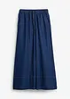 Jean large, taille mi-haute et élastiquée, bonprix