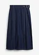 Jupe en jean, style portefeuille, super douce, bonprix