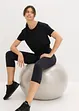 Legging 3/4 de sport ultra-léger à ceinture élastiquée, bonprix