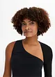 T-shirt asymétrique avec manche en mesh, bonprix