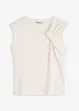 T-shirt en coton extensible avec détail twisté, bonprix