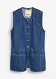 Gilet sans manches en jean, bonprix