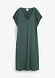 Robe en jersey, col V, viscose mélangée, bonprix