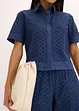 Chemisier à broderies anglaises, bonprix