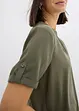 Blouse manches courtes en viscose mélangée, bonprix