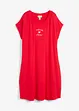Robe en jersey viscose extensible avec broderie poitrine, bonprix