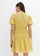 Robe courte smockée, bonprix