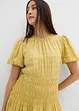 Robe courte smockée, bonprix