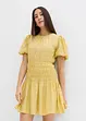 Robe courte smockée, bonprix