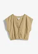 Top blouse raccourci, bonprix