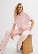 Blouse manches courtes à carreaux, bonprix