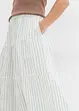 Jupe longue rayée, 100% coton, bonprix