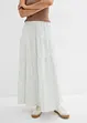 Jupe longue rayée, 100% coton, bonprix