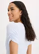 T-shirt froncé, bonprix