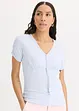 T-shirt froncé, bonprix
