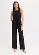 Combinaison en mélange jersey-lin, bonprix