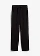 Pantalon taille élastiquée dans un léger mélange lin-viscose, bonprix