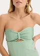 Robe bustier en satin brillant, bonprix