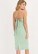 Robe bustier en satin brillant, bonprix
